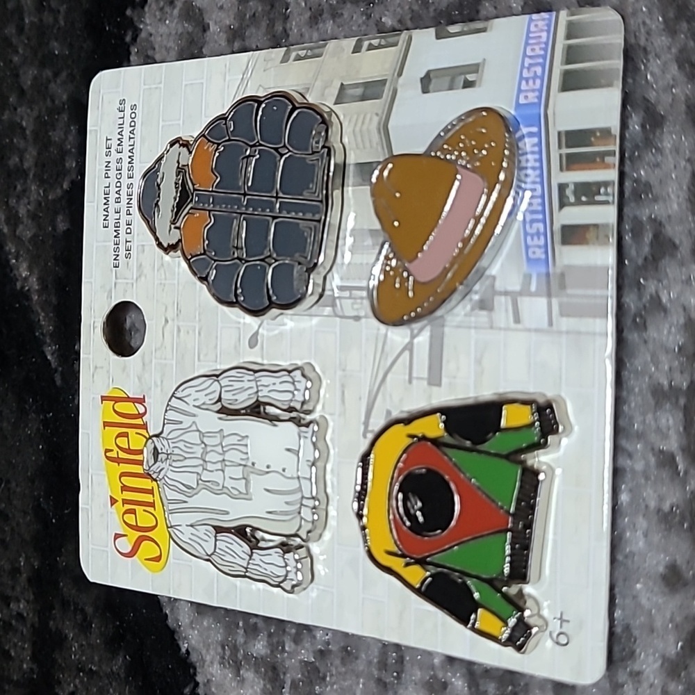 SEINFELD ENAMEL PIN SET